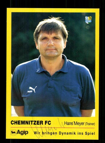 Hans meyer autogrammkarte - meyer,
