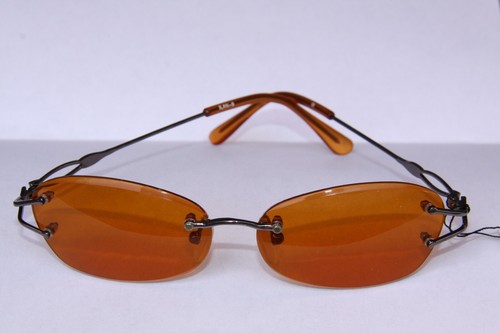 Rahmenlose farb brille - farb,