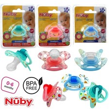 Nuby GEO Kieferorthopädische Beißnoppen Schnuller/Schnuller, Neugeborenes Baby Essentials