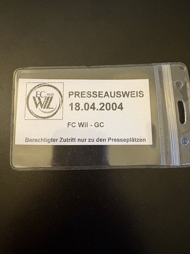 Used ticket press - ticket, pass