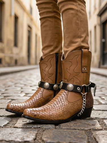 Biker herren westernstiefel - herren,