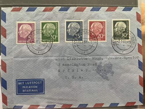 Heuss lumogen brief die - brief, in