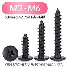 Blechschrauben Edelstahl V2A