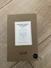 Ferm Living Kalenderkerze Glas Grün Leer