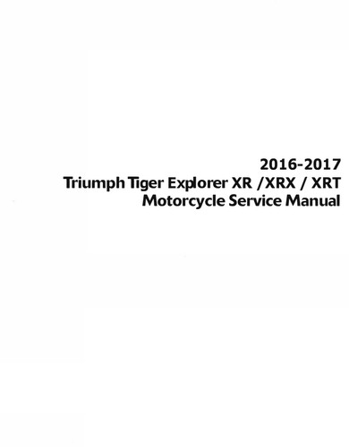 Triumph tiger explorer xrx - explorer,