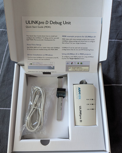 Arm keil debugger - arm, ulinkpro-d
