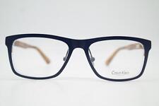 Brille Calvin Klein CK8025 Blau Braun Silber Oval Brillengestell eyeglasses Neu