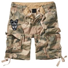 Herren Armee kurze Hosen Shorts Aufnäher Französische Bulldogge french bulldog