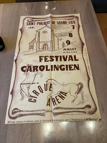 Plakat festival carolingien - festival,