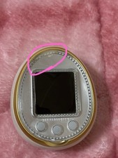 Bandai Tamagotchi 4U weiß japanisches virtuelles Haustier gebrauchtes Spielze...
