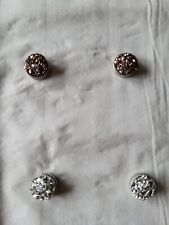 Atheniz Magnetology Ohrringe Magnetfeldtherapie silber & champagner neu