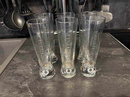 Warsteiner bier glas - 6x, 0,25l