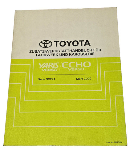 Toyota yaris echo verso - toyota,