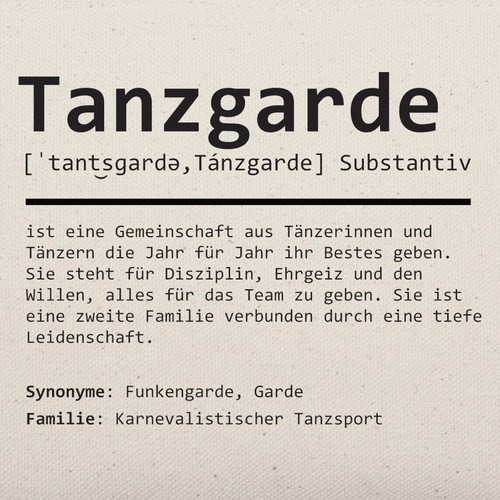 Tanzgarde definition garde - definition,