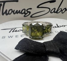 Thomas Sabo Ring grüne Steine