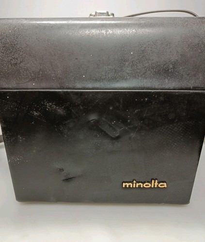 Minolta leder camera case - camera,