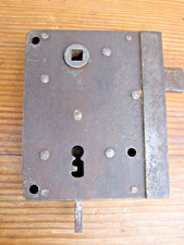 altes Kastenschloss, Aufschraubschloss Funktionalität geprüft (5a)