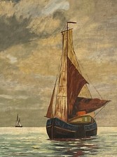 IMPRESSIONISMUS "Schiffe auf