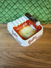 GESKA Stumpen Zigarren Aschenbecher antik Herrenzimmer Salon alt 1960 vintage