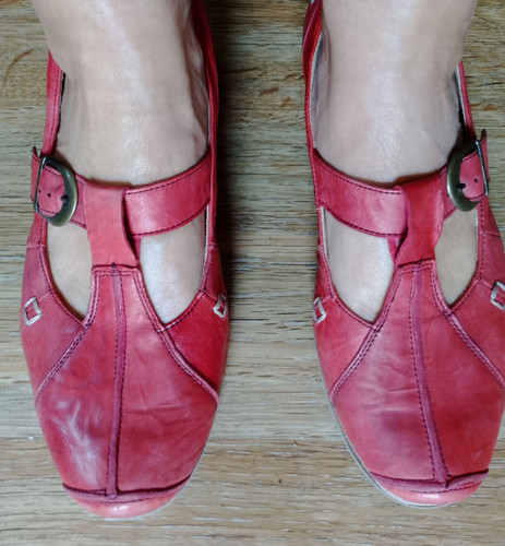 Rote slipper schuhe 38 - slipper,,