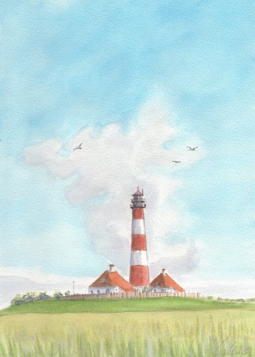 Original aquarell - original,