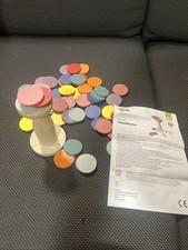 Playland Stapelflasche Stapelspiel Holz Mehrfarbig Kinder Spielzeug ab 6 Jahre