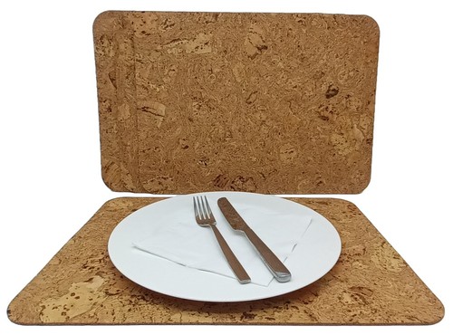 Bio kork tischset - kork, rechteckig