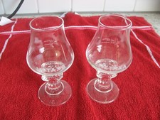 Metaxa 2 Stück-Glas Säulenfuß mit Eichmarke  2cl 4cl  Werbung! Sammler!