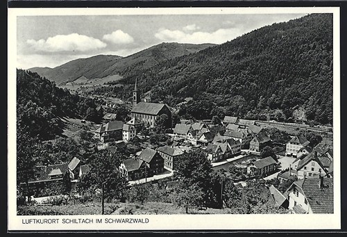 Schiltach ortsansicht mit - schiltach,,