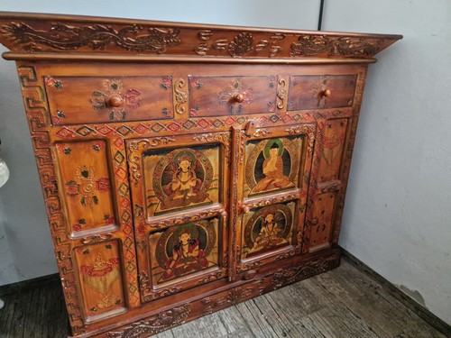 Alter tibetanischer schrank - tibetanischer,