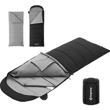 Schlafsack Erwachsene 3 in 1 Winter Sommer Camping XXL Flanell