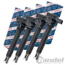 4x BOSCH ZÜNDSPULE für AUDI