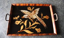 schönes altes Tablett mit