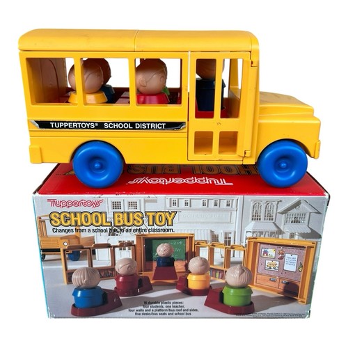 Tuppertoys school bus toy vom - school,