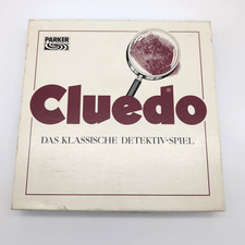 Cluedo Parker 1987 | quadratische Ausgabe Retro Vintage Detektivspiel Familie