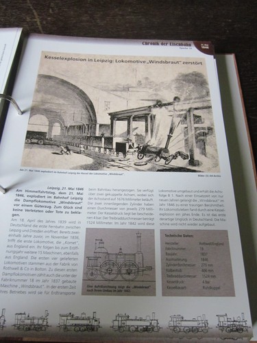 Chronik der eisenbahn - chronik, 1846