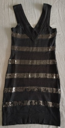 Guess minikleid pailletten - m,