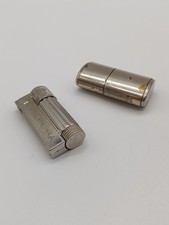 2x Vintage Benzin Feuerzeug Imco Triplex BASF Werbung + C&C Antik 