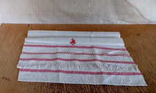 1 alter Handgewebter Leinen