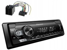Pioneer MVH-S120UBW Autoradio mit MP3 USB AUX 4#50W weiß LCD + ISO adapter
