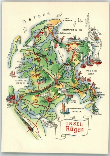 38265796 ruegen landkarte - 38265796,