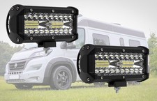 2x LED Fernscheinwerfer passend für Fiat Ducato E-Ducato Wohnmobil Scheinwerfer