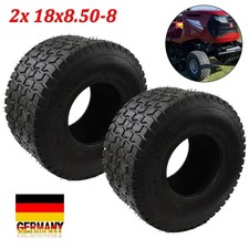 2x Reifen 18x8.50-8 passend für diverse Aufsitzmäher Rasentraktor Rasenmäher
