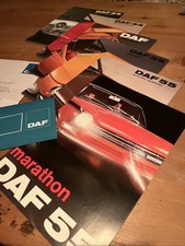 Riesiges 6 Stück DAF Auto Prospekt Konvolut 33 44 55 Marathon 1971 70er Kataloge