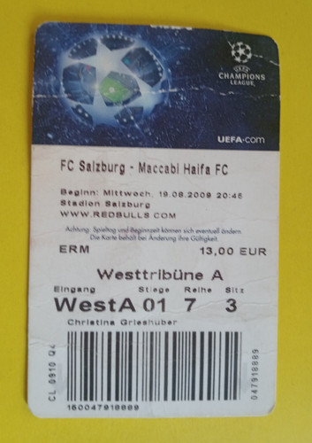 Orig ticket champions league - orig.,