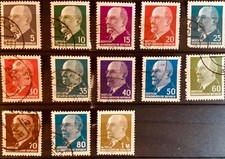 Briefmarken DDR Dauermarken