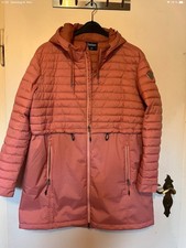 Ultraleichter Korallfarbener Steppmantel von Deerberg 44 XL Top Zustand