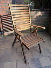 Hochlehnige Terrassenstühle 5er Set mit Auflagen Gartenstuhl Klappbar 