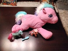 My Little Pony  Figuren Plüschtier  Bürste Vintage Weihnachten 