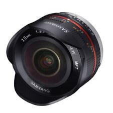 Samyang 3,5 / 7,5 mm Fisheye Objektiv Olympus / Panasonic MFT DEMO schwarz 